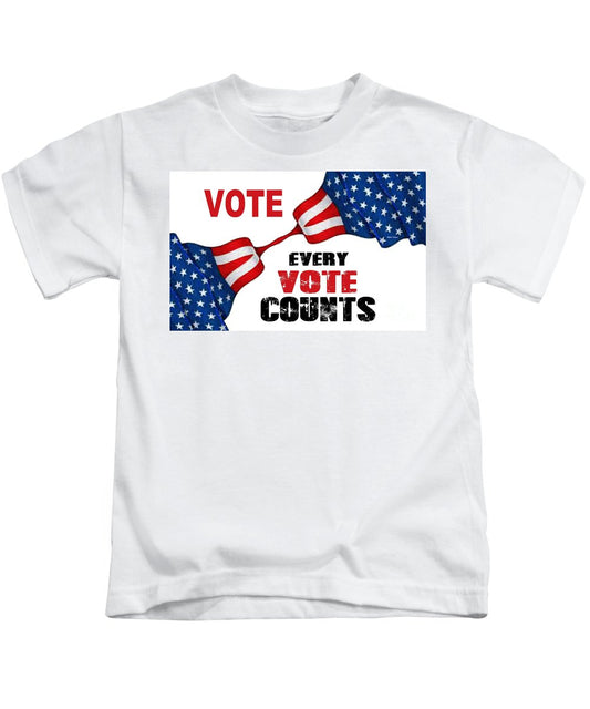 Vote - Every Vote Counts - Kids T-Shirt