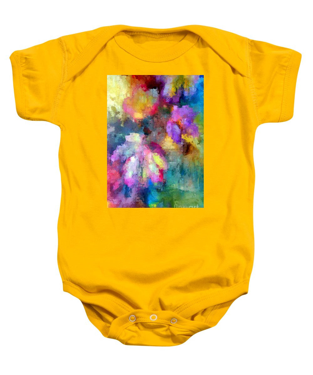 Baby Onesie - Abstract Flower 0800