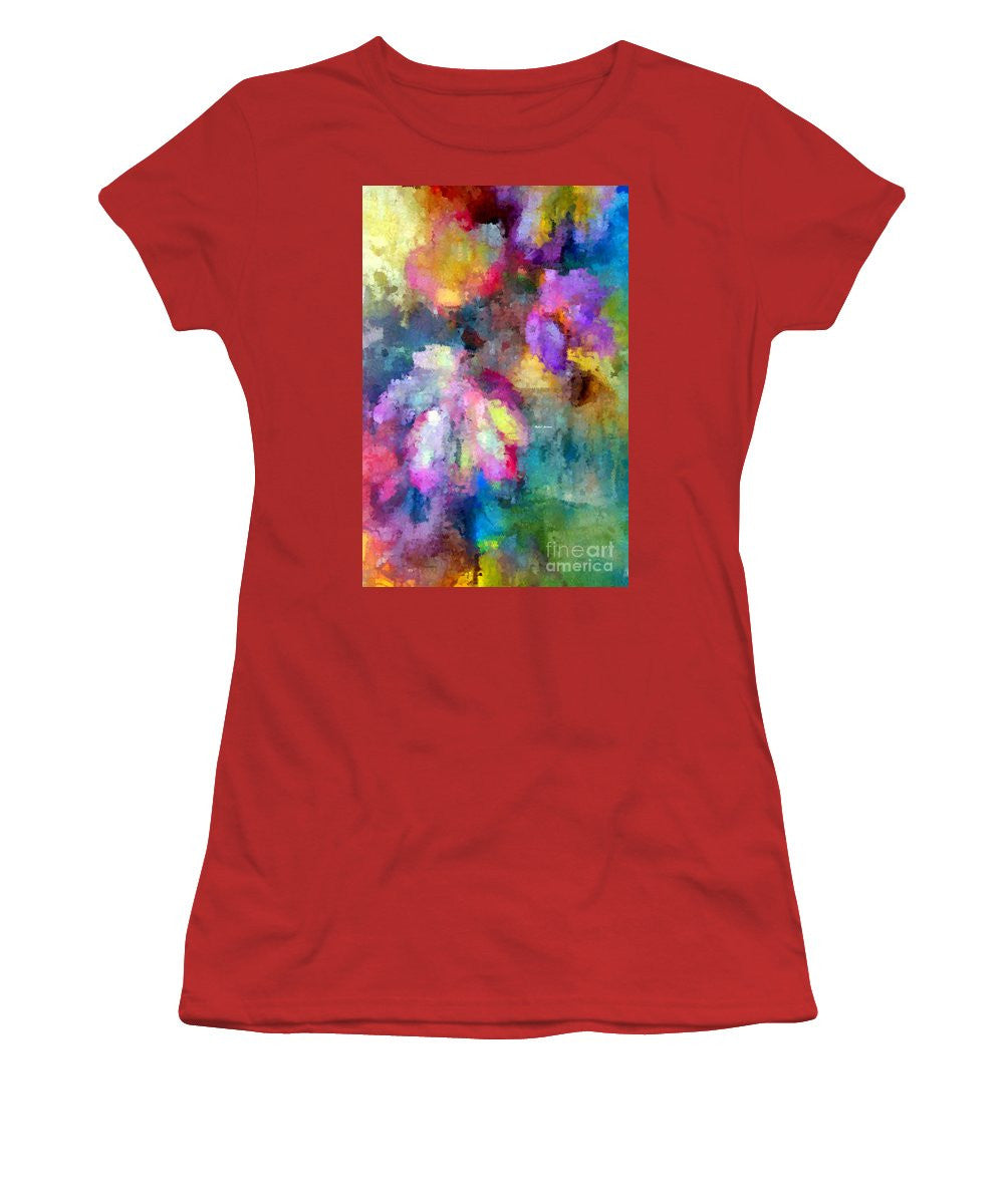 Women's T-Shirt (Junior Cut) - Abstract Flower 0800