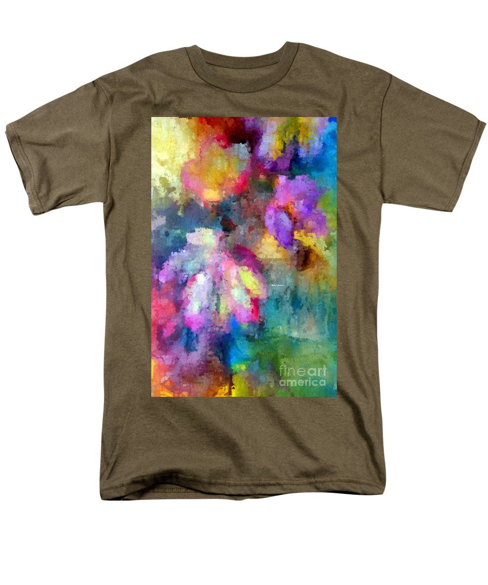 Men's T-Shirt  (Regular Fit) - Abstract Flower 0800