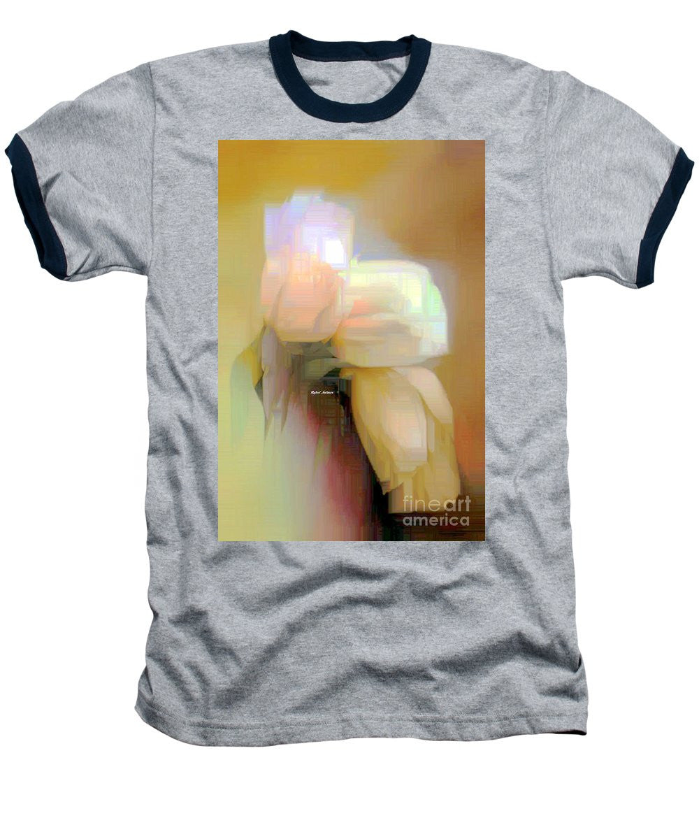 Baseball T-Shirt - Abstract Flower 9238