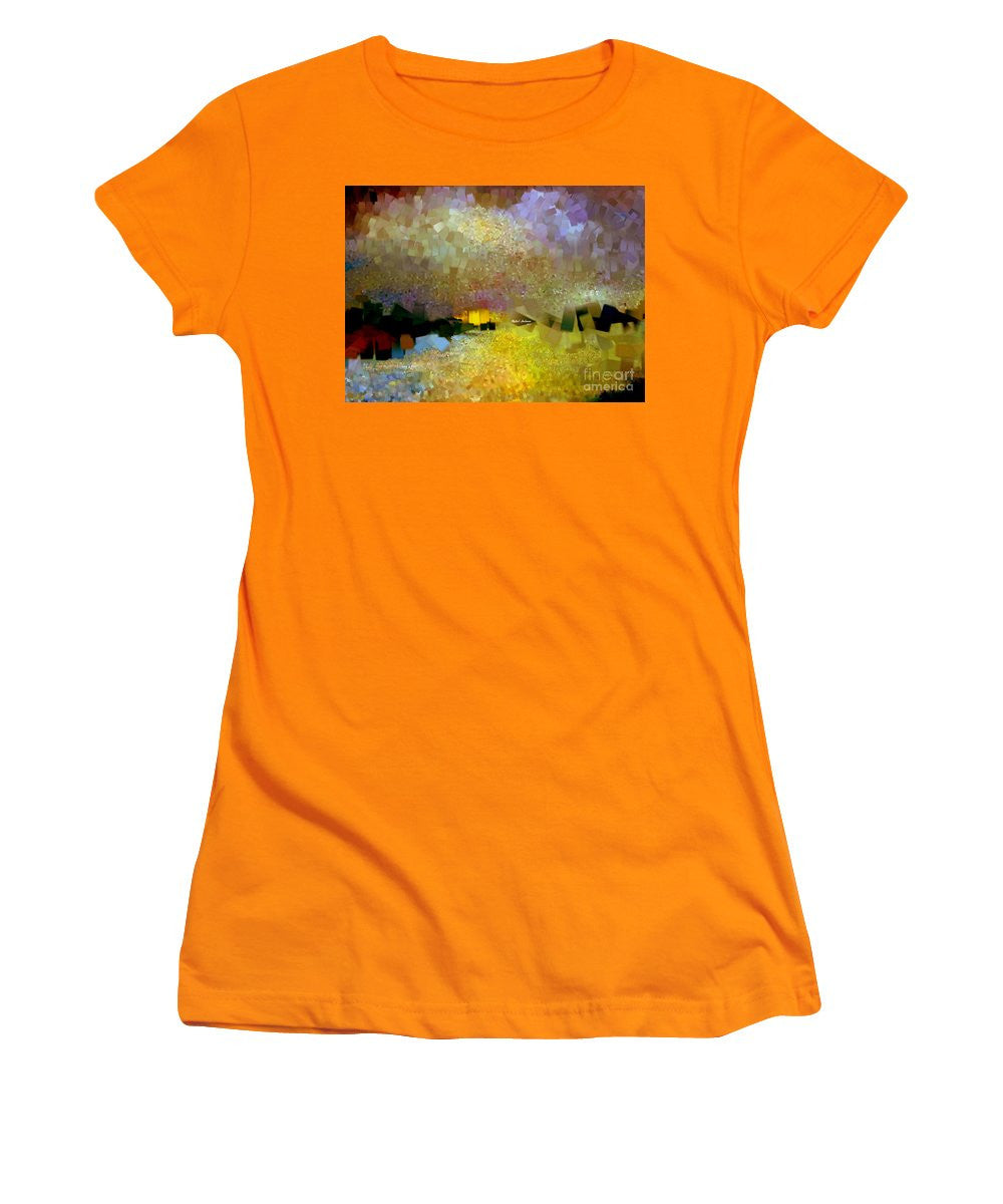 Women's T-Shirt (Junior Cut) - Abstract Landscape 1520