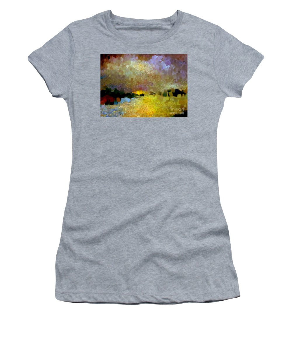 Women's T-Shirt (Junior Cut) - Abstract Landscape 1520