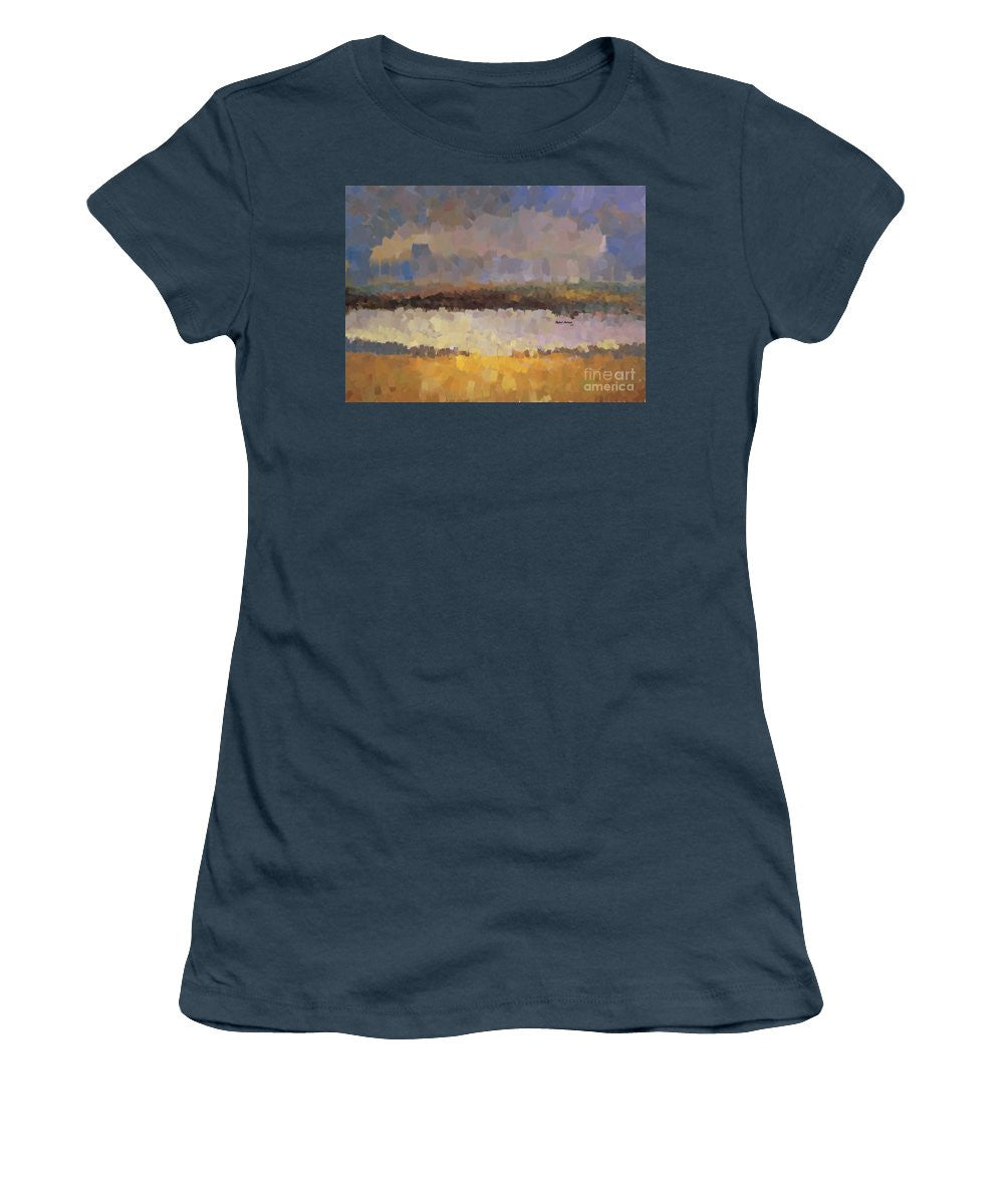 Women's T-Shirt (Junior Cut) - Abstract Landscape 1524