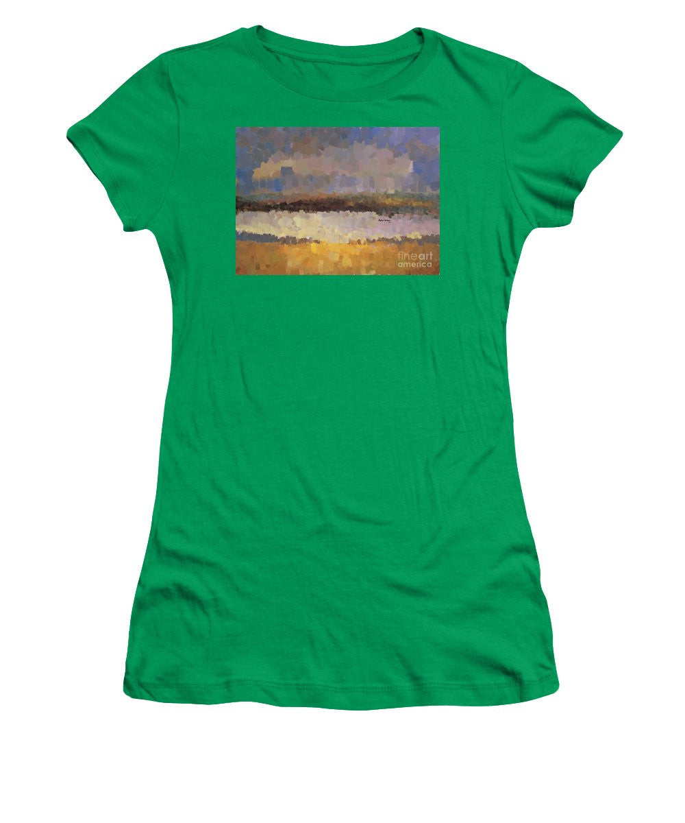 Women's T-Shirt (Junior Cut) - Abstract Landscape 1524