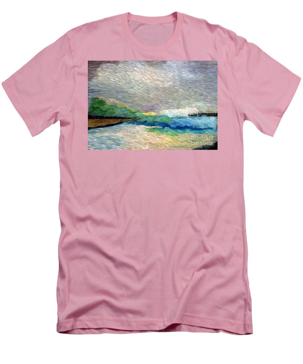 Men's T-Shirt (Slim Fit) - Abstract Landscape 1525
