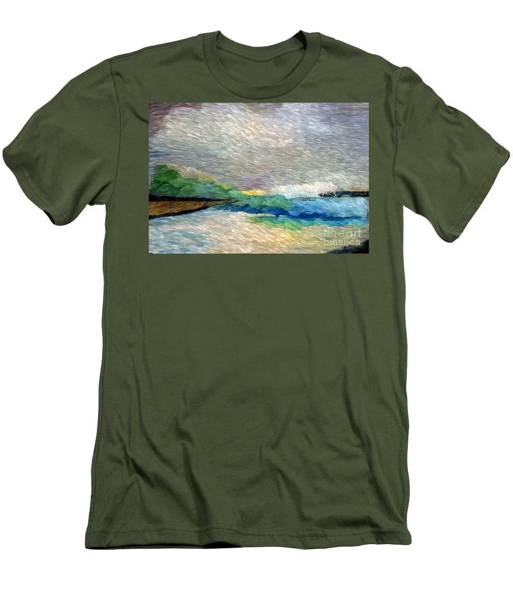 Men's T-Shirt (Slim Fit) - Abstract Landscape 1525
