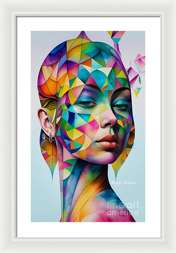 Azure Elegance - Framed Print