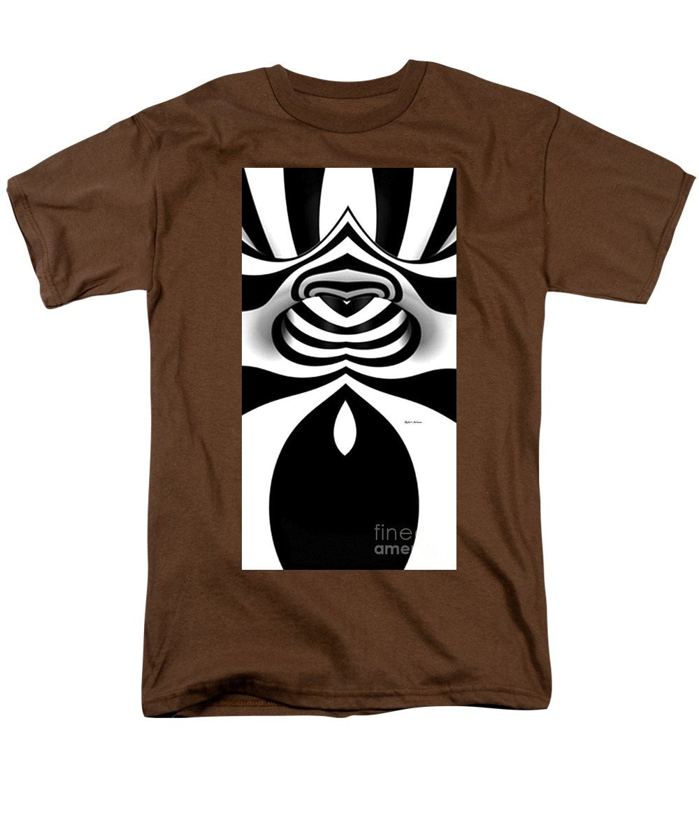 Men's T-Shirt  (Regular Fit) - Black And White Tunnel
