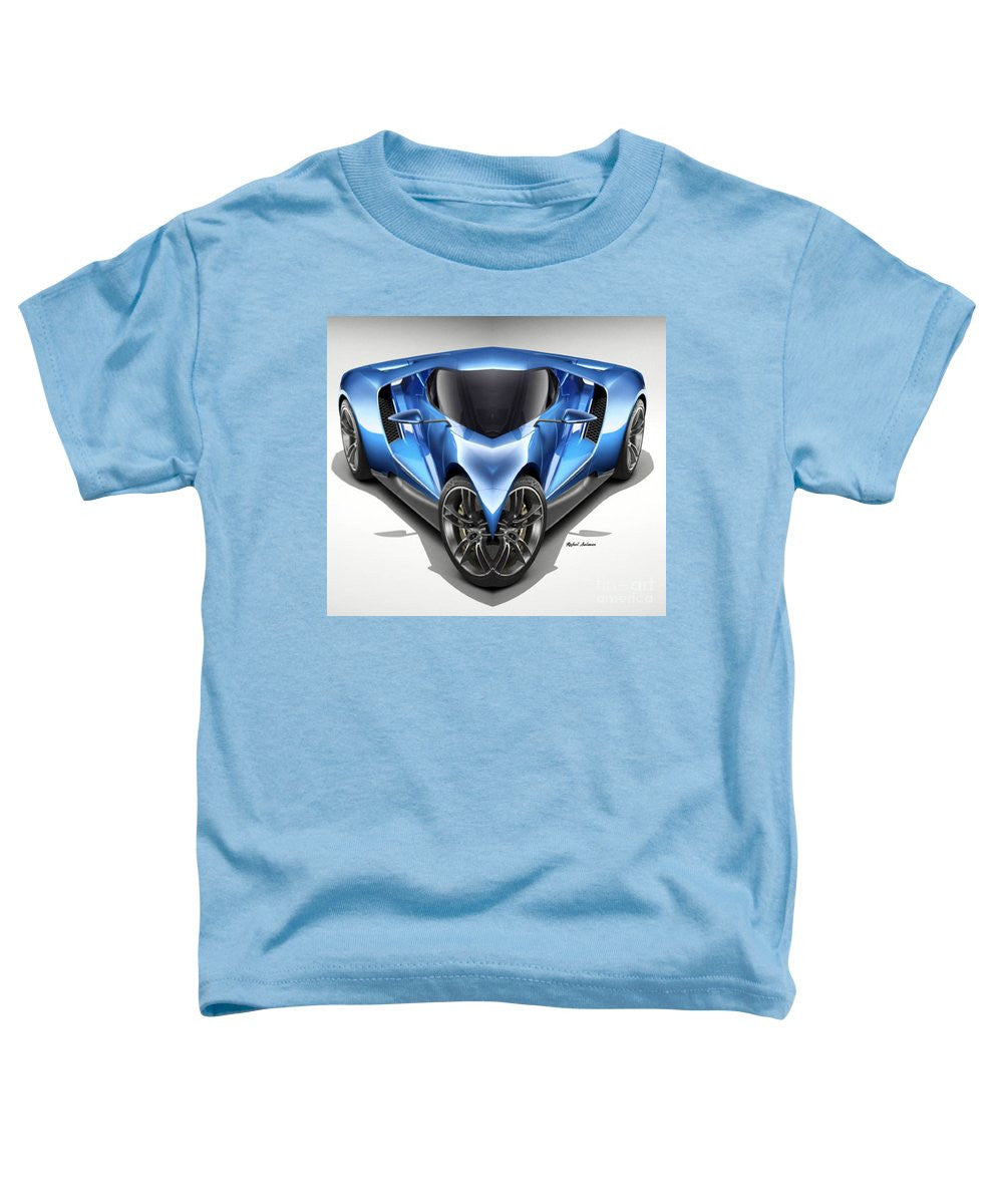 Toddler T-Shirt - Blue Car 01