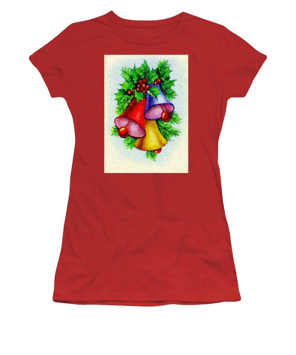 Women's T-Shirt (Junior Cut) - Christmas Bells