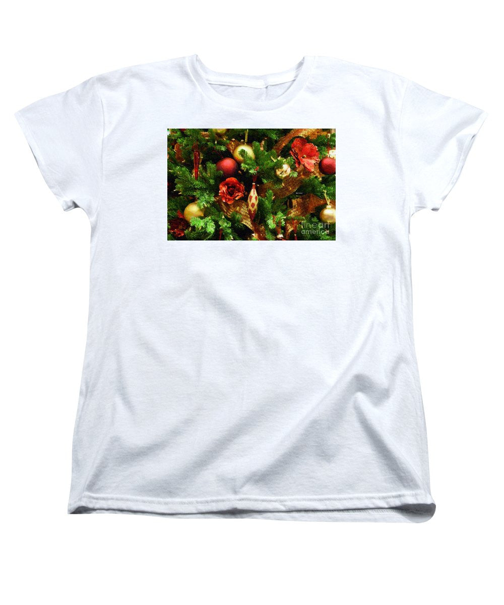 Women's T-Shirt (Standard Cut) - Christmas Garland