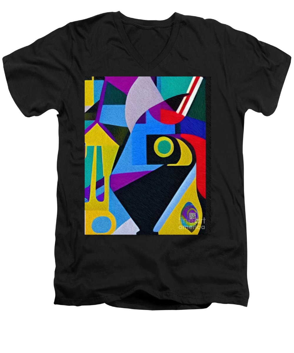 Chromatic Mosaic - Men's V-Neck T-Shirt
