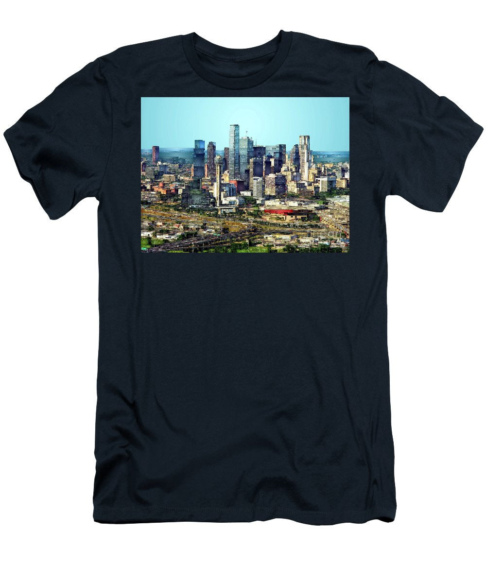 Men's T-Shirt (Slim Fit) - Dallas Skyline