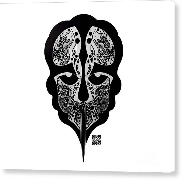 Enigmatic Skull - Canvas Print