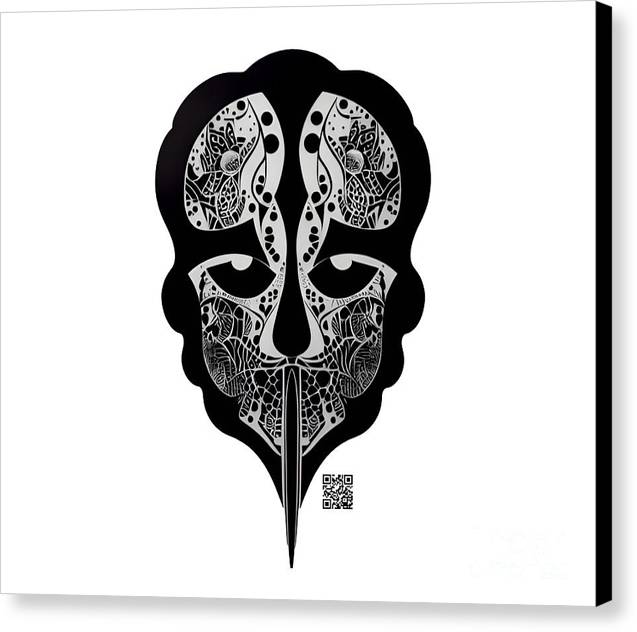 Enigmatic Skull - Canvas Print