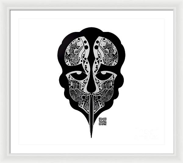 Enigmatic Skull - Framed Print