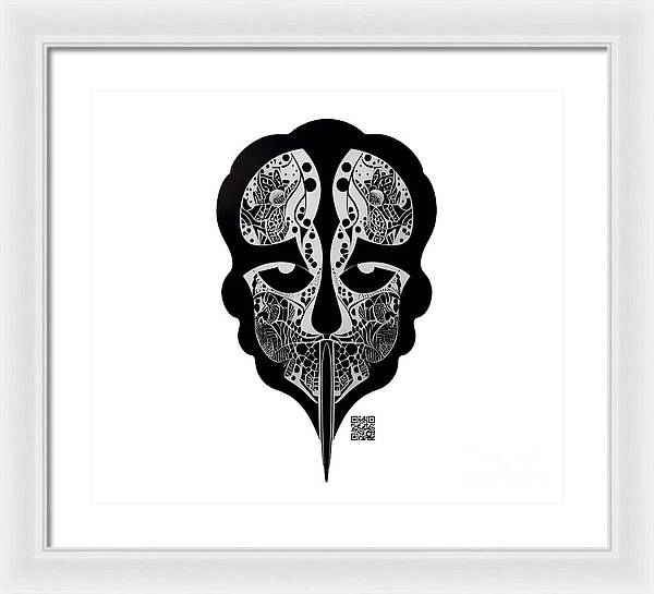 Enigmatic Skull - Framed Print