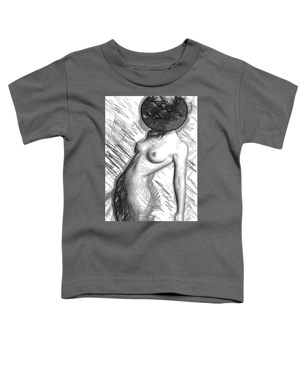 Toddler T-Shirt - Female Figure Sketch 1266