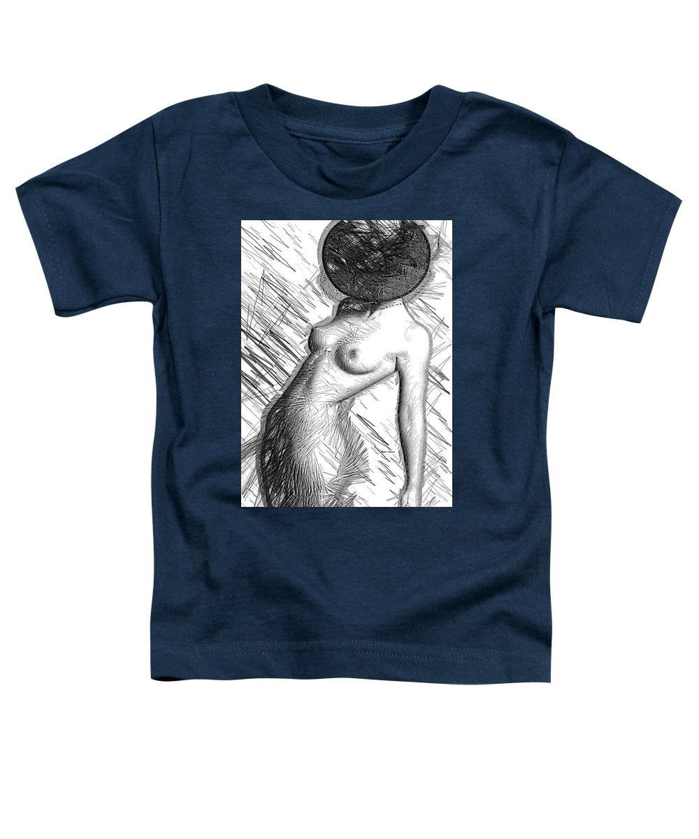 Toddler T-Shirt - Female Figure Sketch 1266