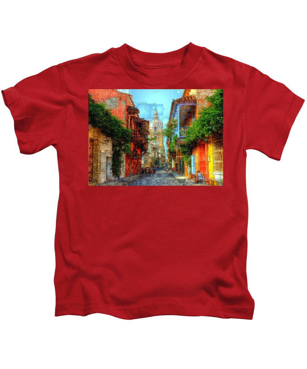 Kids T-Shirt - Heroic City, Cartagena De Indias Colombia