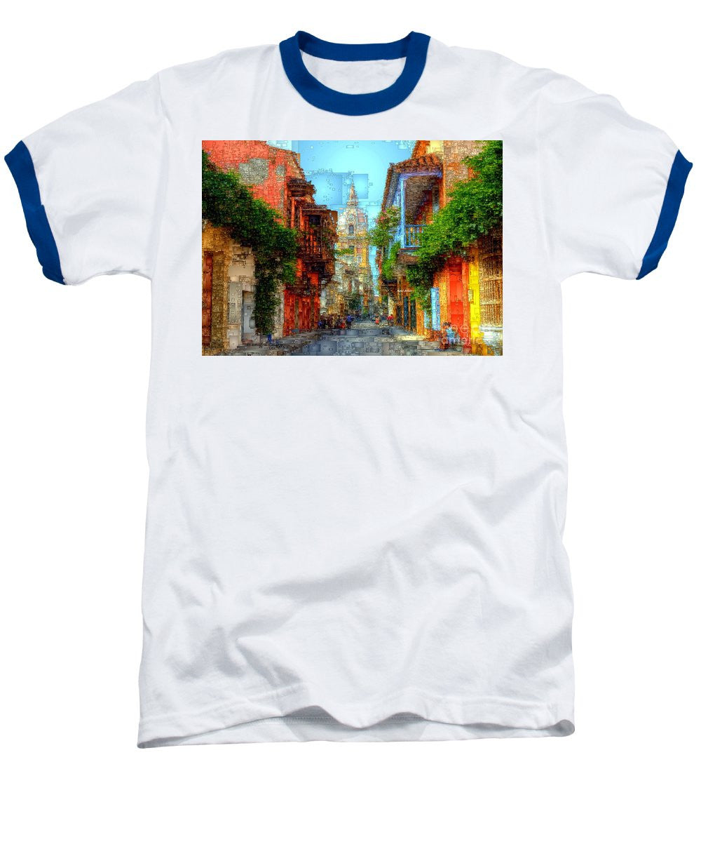 Baseball T-Shirt - Heroic City, Cartagena De Indias Colombia
