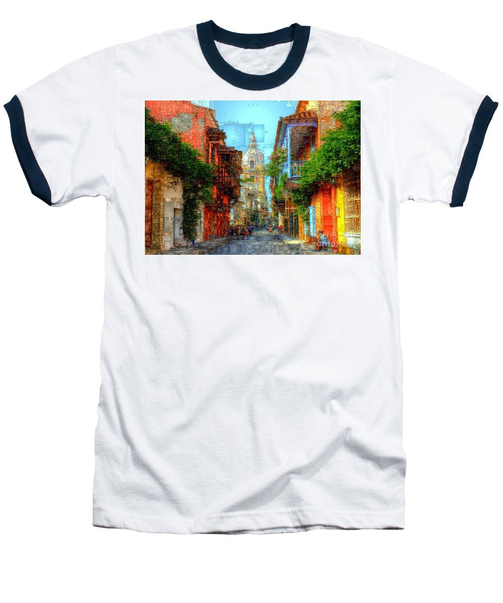 Baseball T-Shirt - Heroic City, Cartagena De Indias Colombia