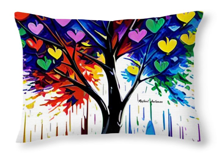 Love Blossoms - Throw Pillow