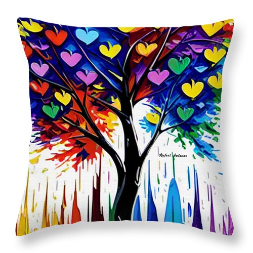 Love Blossoms - Throw Pillow