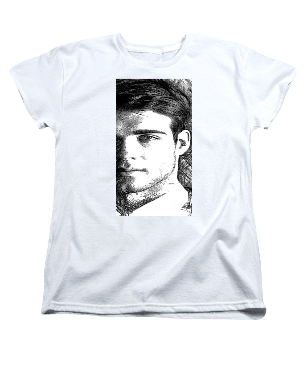 Women's T-Shirt (Standard Cut) - Male Portrait