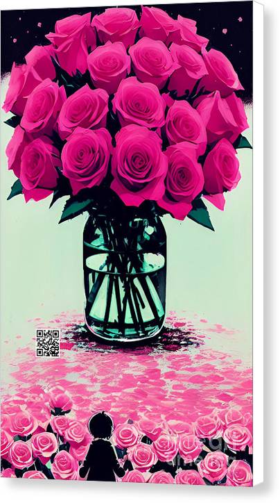 Mother's Day Rose Bouquet - Canvas Print