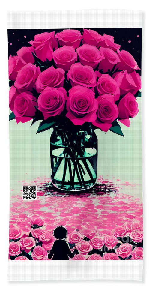 Mother's Day Rose Bouquet - Beach Towel