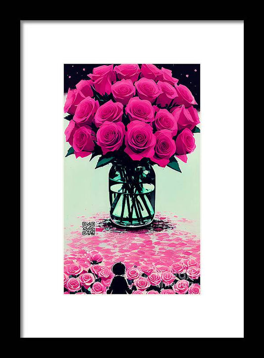 Mother's Day Rose Bouquet - Framed Print