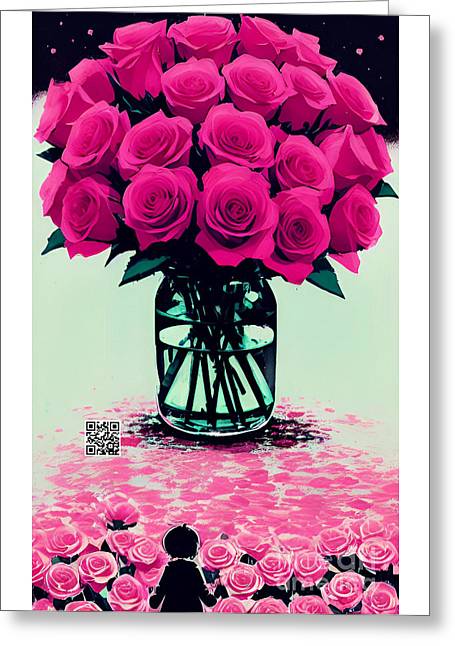 Mother's Day Rose Bouquet - Greeting Card