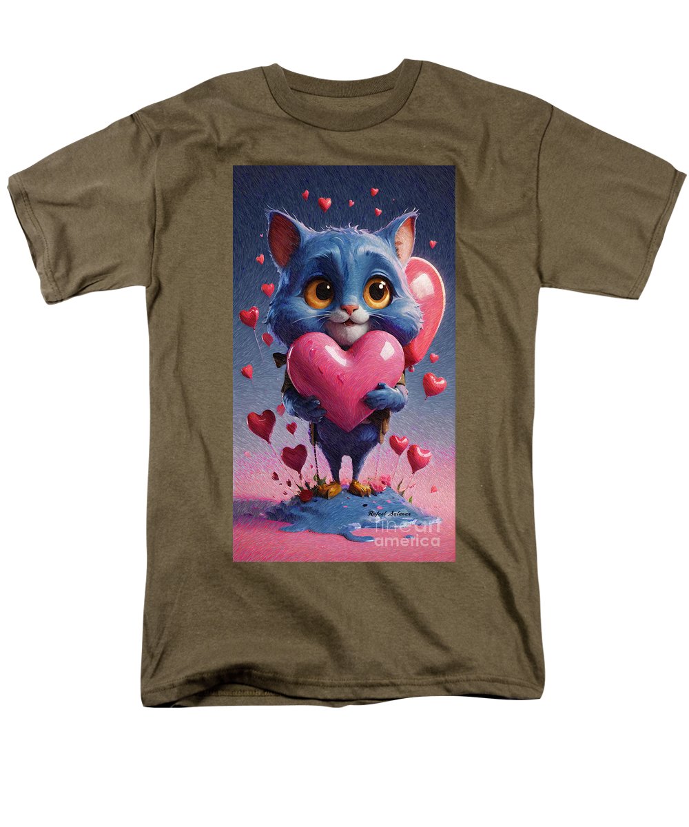 Purr-fect Love Melt - Men's T-Shirt  (Regular Fit)