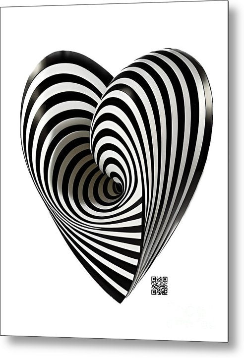 Twists and Turns of the Heart - Metal Print