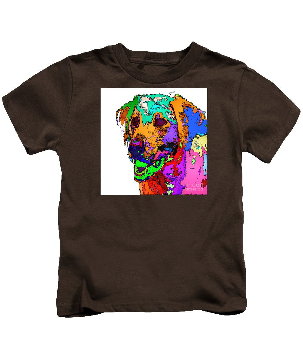 Kids T-Shirt - Want To Go For A Walk. Pet Series