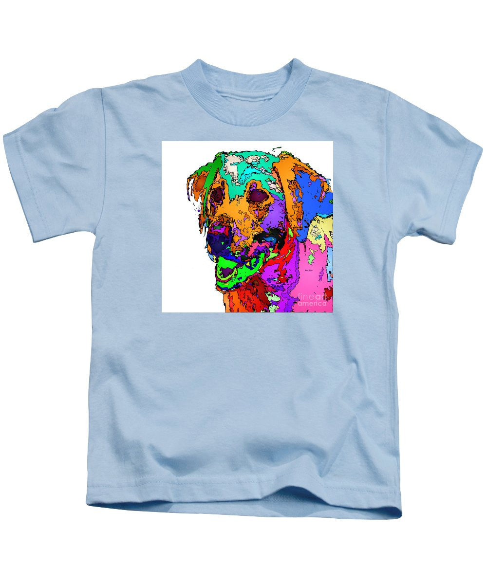 Kids T-Shirt - Want To Go For A Walk. Pet Series