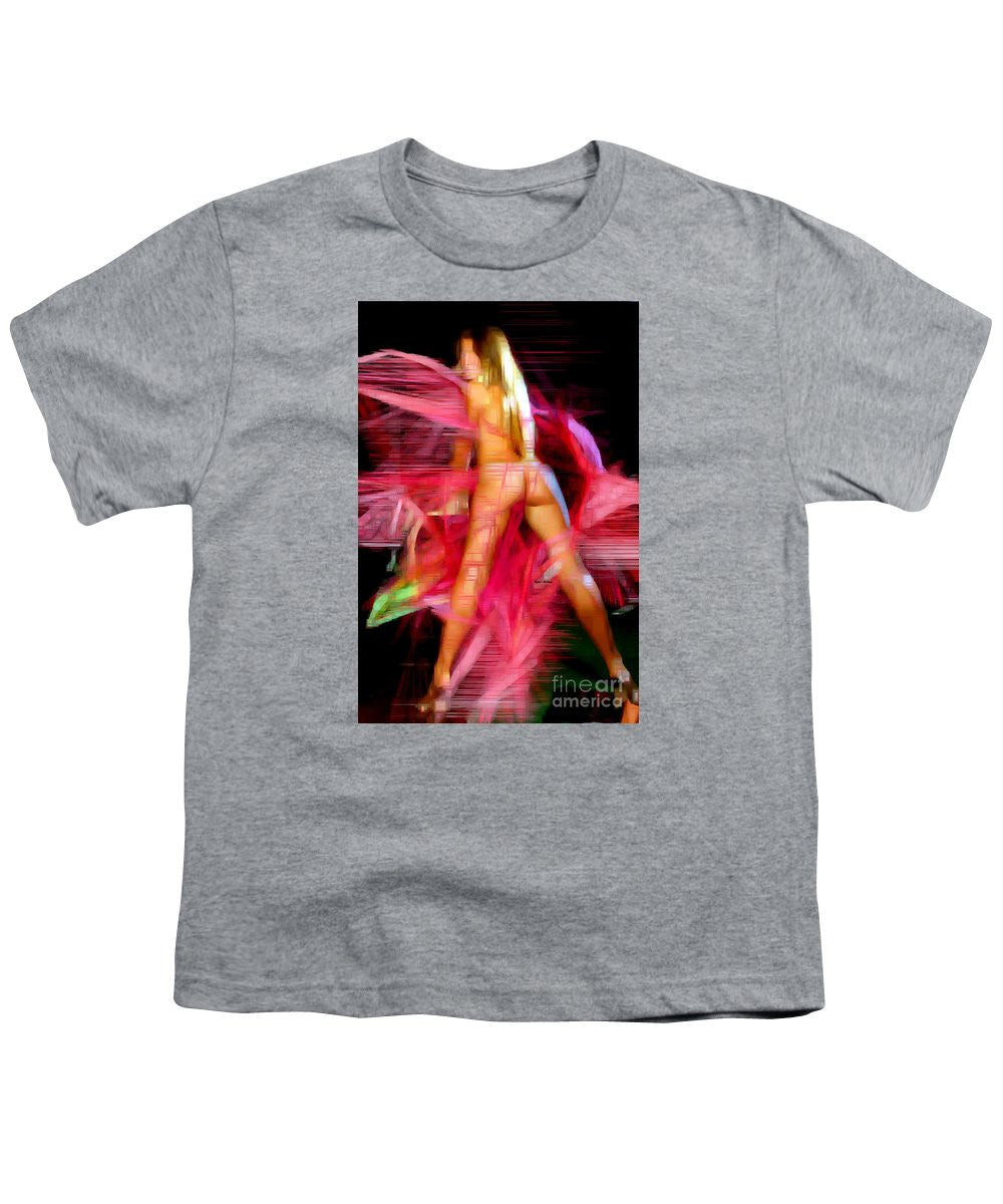Youth T-Shirt - Woman In Pink