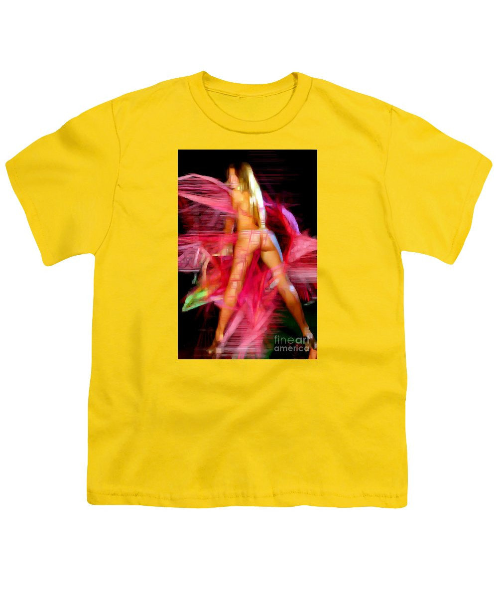 Youth T-Shirt - Woman In Pink