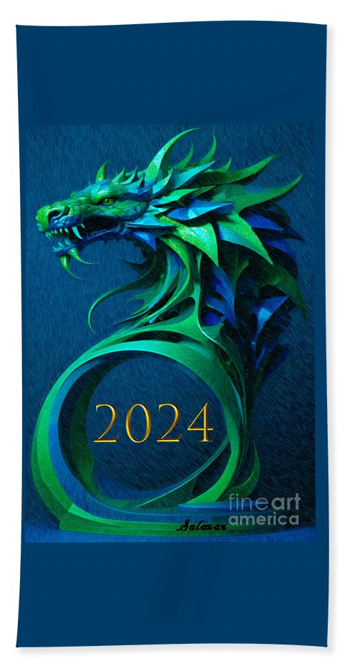 Year of the Green Dragon 2024 - Bath Towel