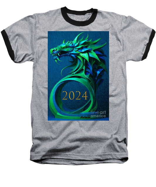 Year of the Green Dragon 2024 - Baseball T-Shirt