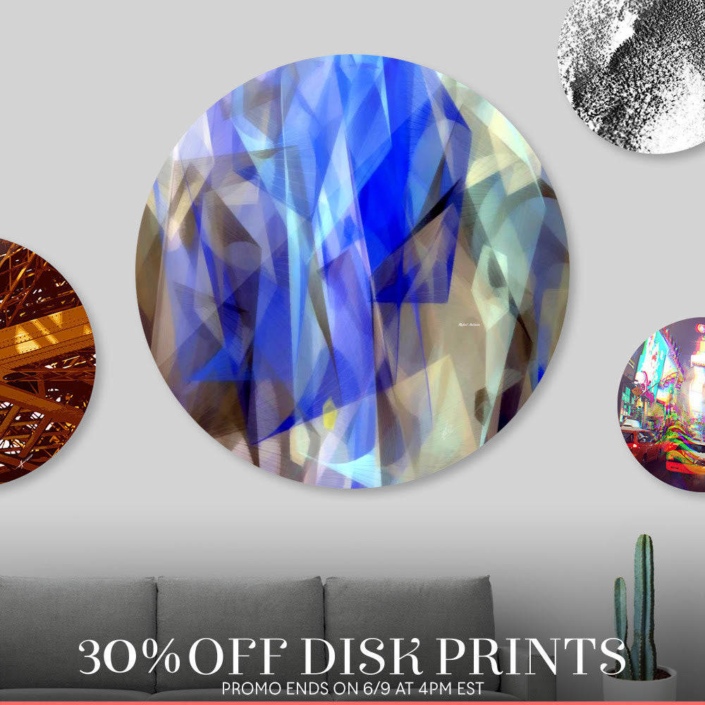 Round out your Art Collection with 30% OFF all my Disk Prints Only on Curioos