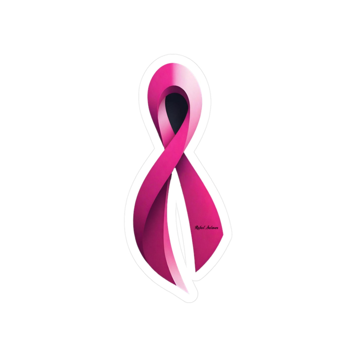 Vinyl Decal Pink Ribbon Breast Cancer Awareness