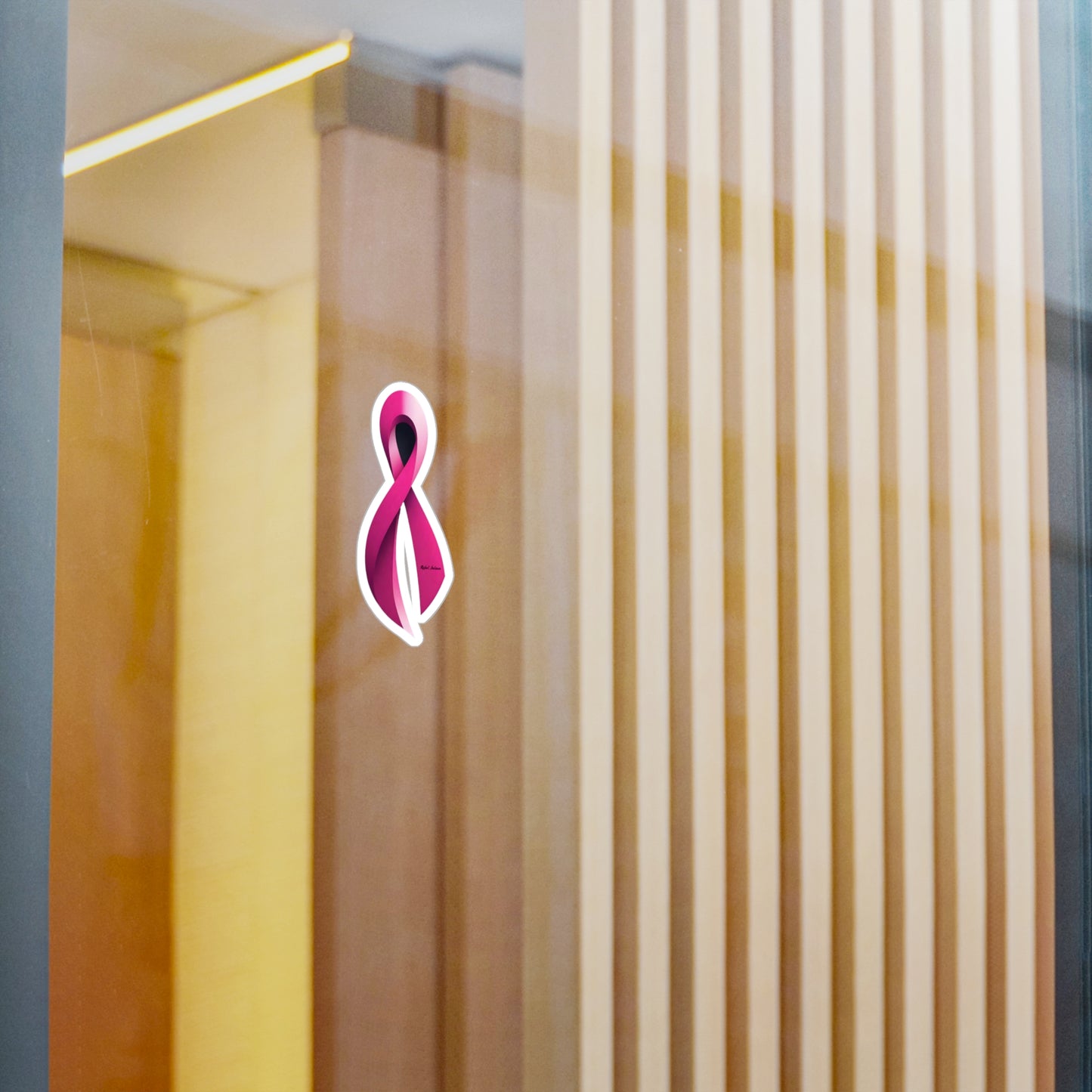 Vinyl Decal Pink Ribbon Breast Cancer Awareness