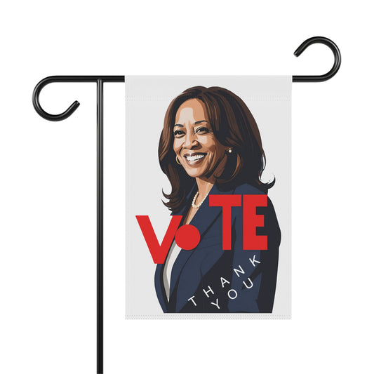 Banner Flag - Kamala Harris Invites Americans to Vote - Thank You