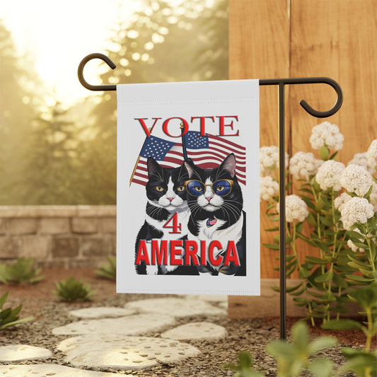 House Banner - Patriotic Cats Election Voting Design