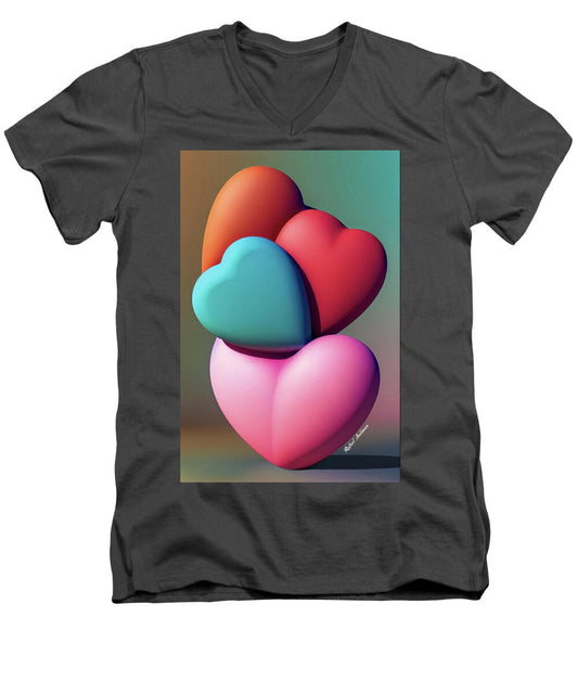 A Tower of Emotions - Men's V-Neck T-Shirt