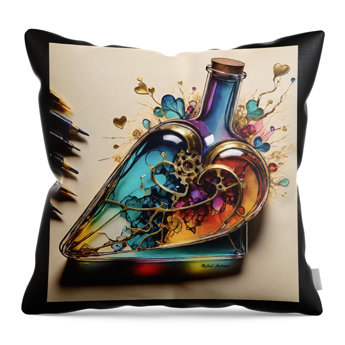 Alchemy of the Heart - Throw Pillow