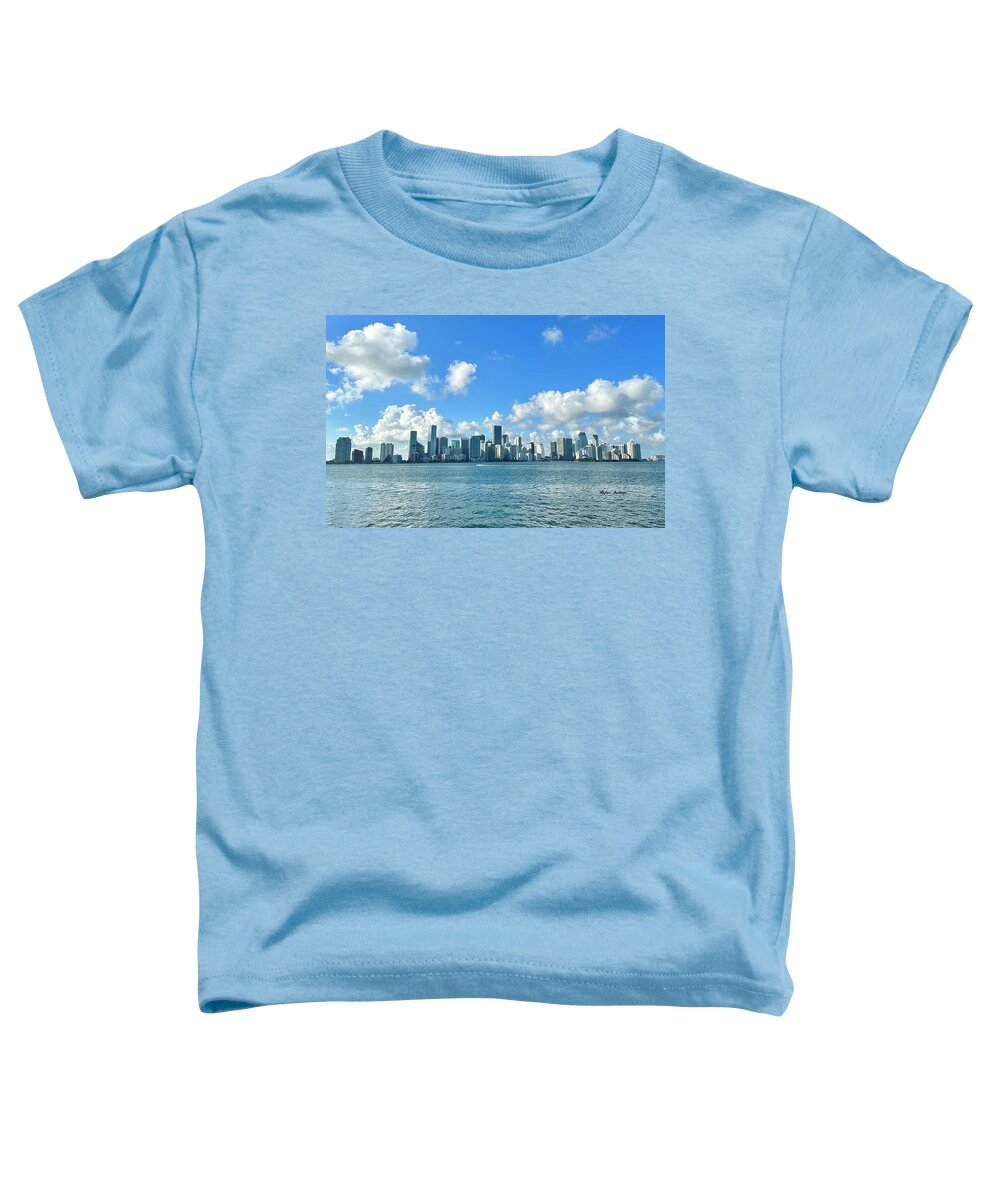 Brickell Bay from Key Biscayne Florida - Toddler T-Shirt